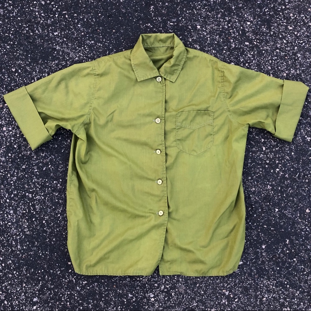 RARE Vintage Single Stitch Short Sleeve Blouse